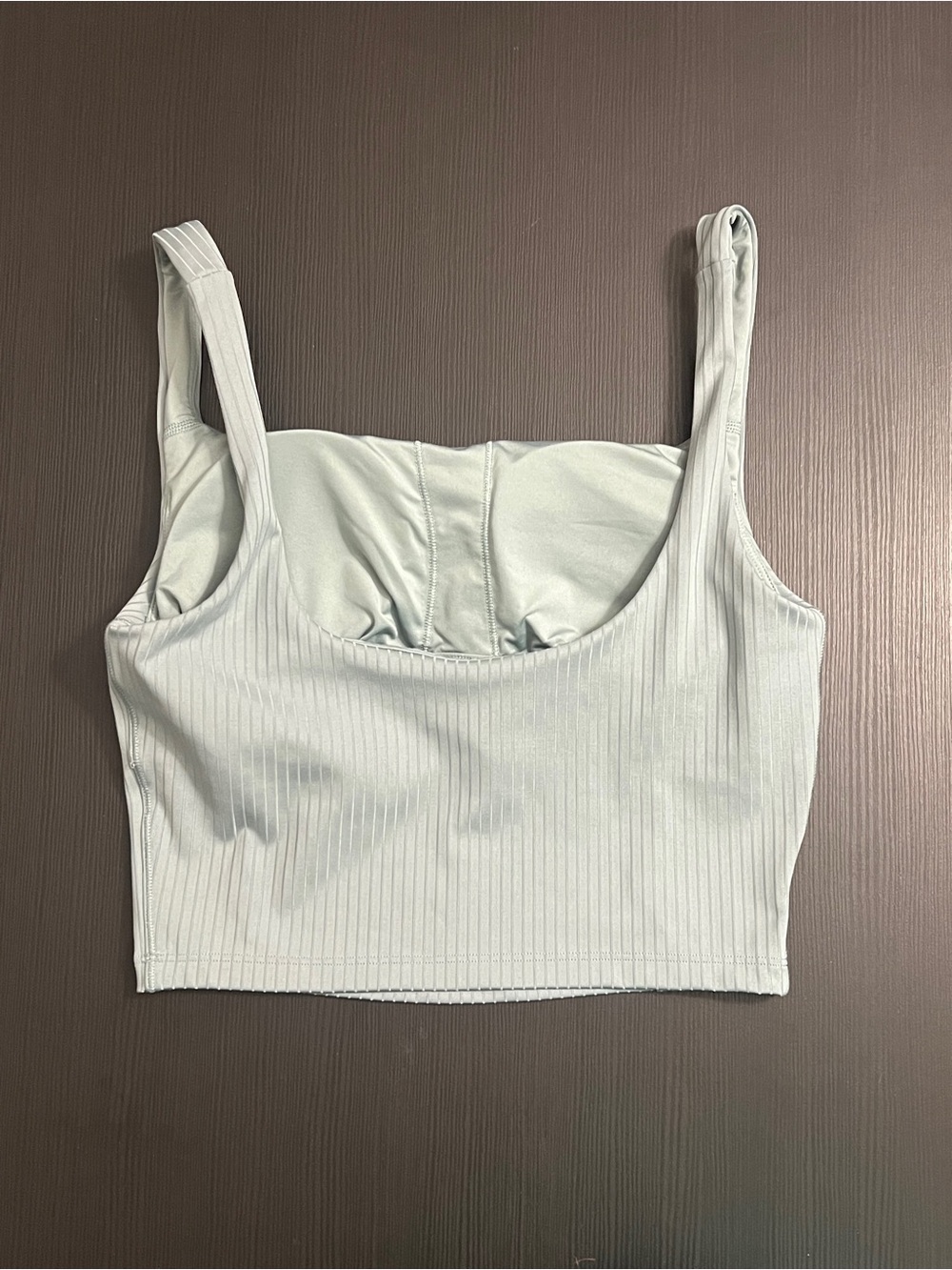 Vuori Inversion Rib Support Tank Size Small Mist Gray Blue Workout Gym Exercise - Picture 8 of 8